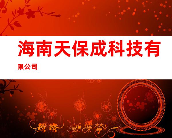 海南天保成科技有限公司